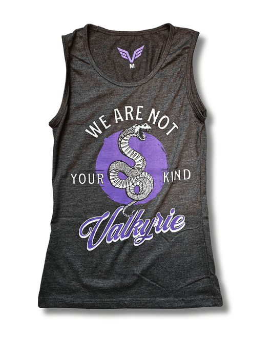 Valkyrie Not Your Kind Ladies Muscle Tank strongman_crossfit_powerlifting